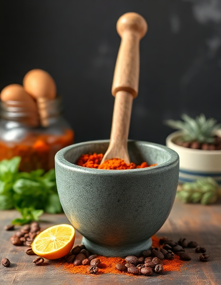 Traditional taste made Easy, Mortar and Pestle Mixer Attachment