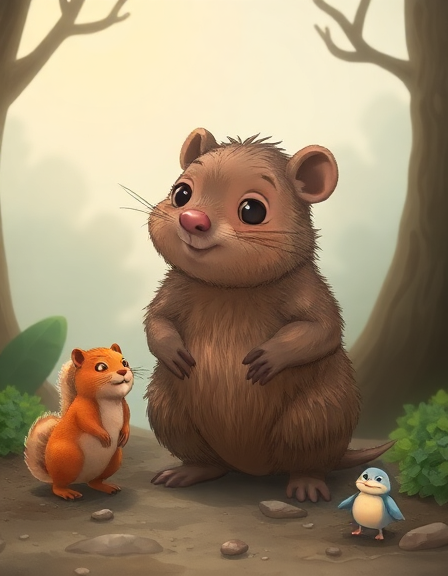 The Whimsical Adventures of Wally the Wombat