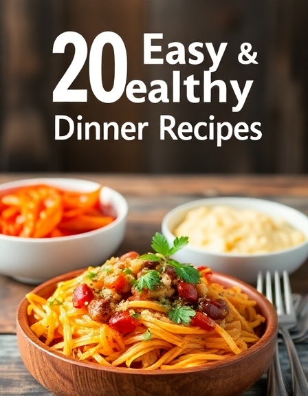 20 Easy & Healthy Dinner Recipes