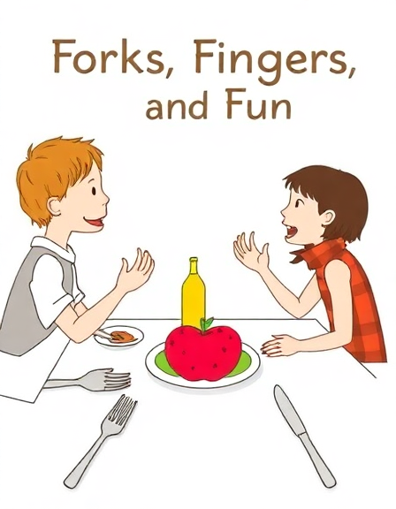 Forks, Fingers, and Fun: A Family's Guide to Mealtime Manners and Adventures