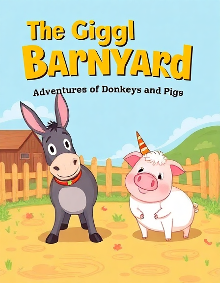 The Giggling Barnyard: Adventures of Donkeys and Pigs