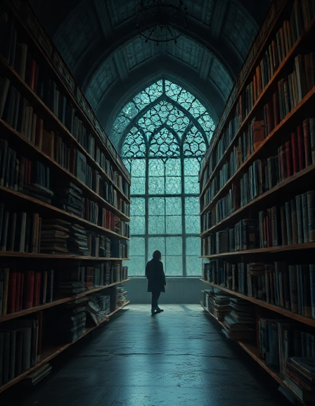 The Haunted Library of Secrets