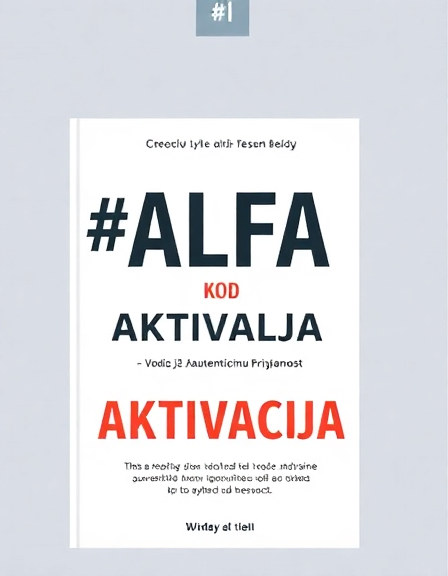 # ALFA KOD AKTIVACIJA - Vodič Za Autentičnu Privlačnost