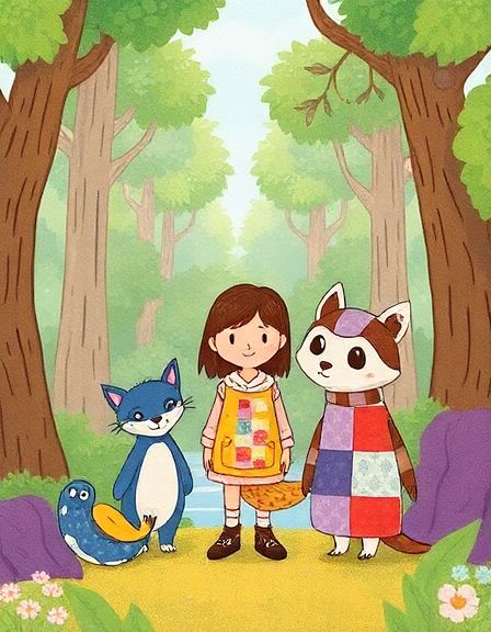 The Curious Quest of Pippa and the Patchwork Pals