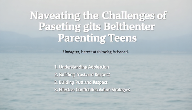 Navigating the Challenges of Parenting Teens - Nurturing Connections: A ...