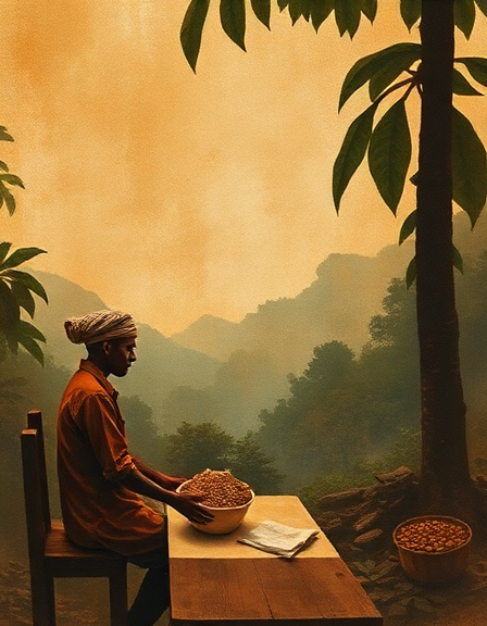 Mélancolies du Cacaoculteur : Un Voyage Satirique à Travers les Souvenirs