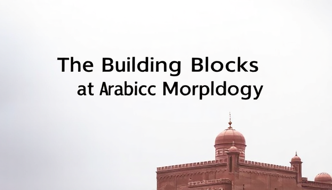 The Building Blocks of Arabic Morphology - Sarf Made Simple: A ...