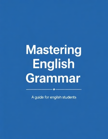 Mastering English Grammar: A Guide for Nigerien Students